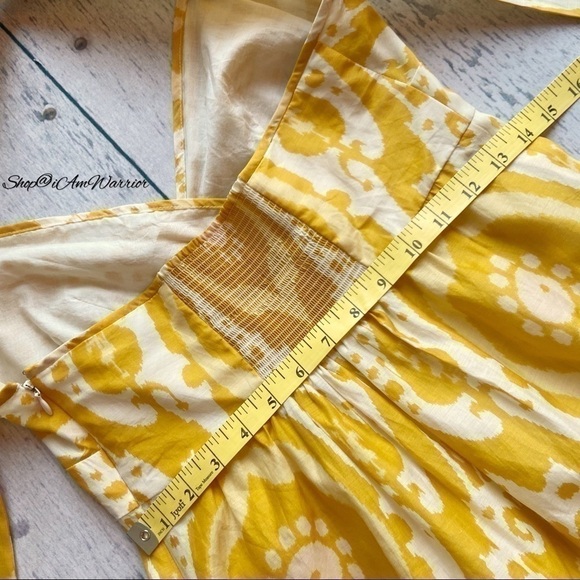 J.Crew maize ikat halter cotton/silk maxi dress *shop@iamwarrior - Picture 7 of 10